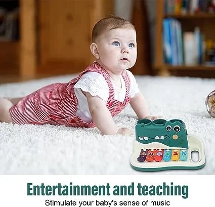 xylophone pounding balls with hammer crocodile 7