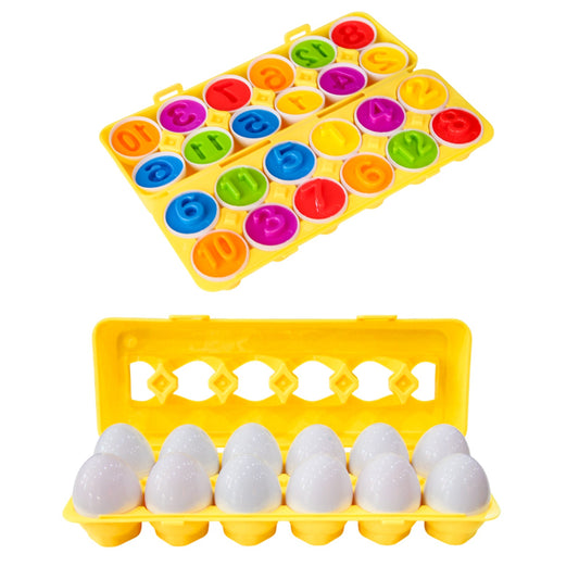Matching Eggs - 12 Pieces