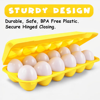 بيض متطابق - 12 قطعة