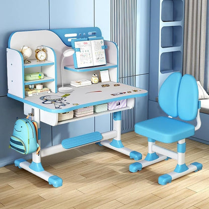 Adjustable Kids Study Learning Desk and Chair Set