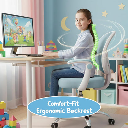 Kids Desk Chair with Armrests