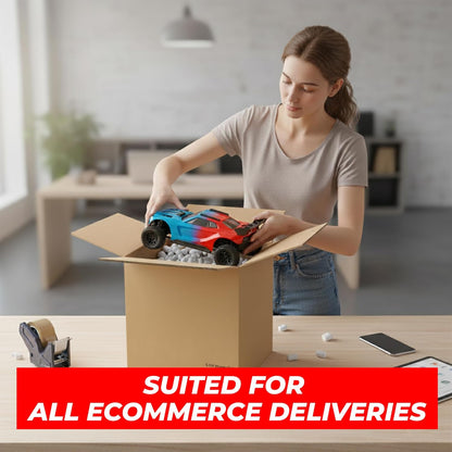 UKR Cargo Boxes 45x45x45 CM | 10 PC Heavy Duty 5-Ply Cardboard Boxes