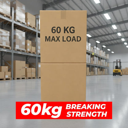 UKR Cargo Boxes 60x60x80 CM | 10 PC Heavy Duty 5-Ply Cardboard Boxes