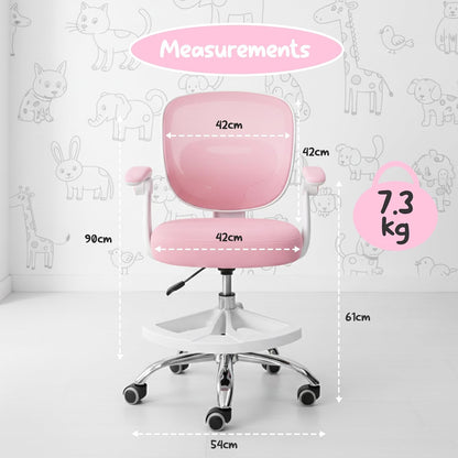 Kids Desk Chair with Armrests