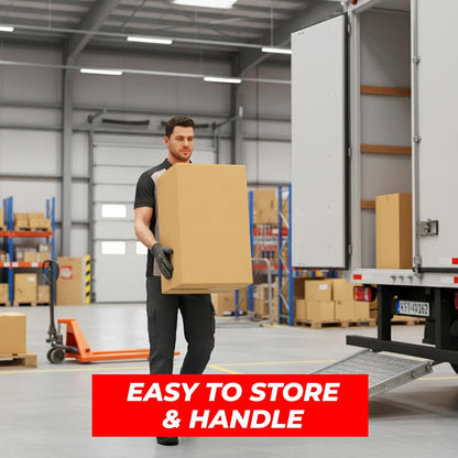 UKR Heavy-Duty Moving Box 55×50×70 cm | 10Pcs Large Empty Boxes