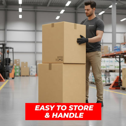 UKR Cargo Boxes 60x60x80 CM | 10 PC Heavy Duty 5-Ply Cardboard Boxes