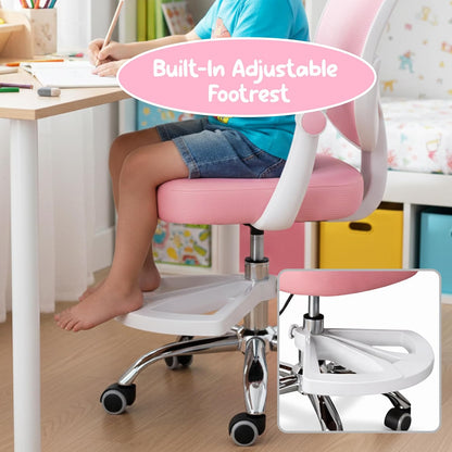 Kids Desk Chair with Armrests