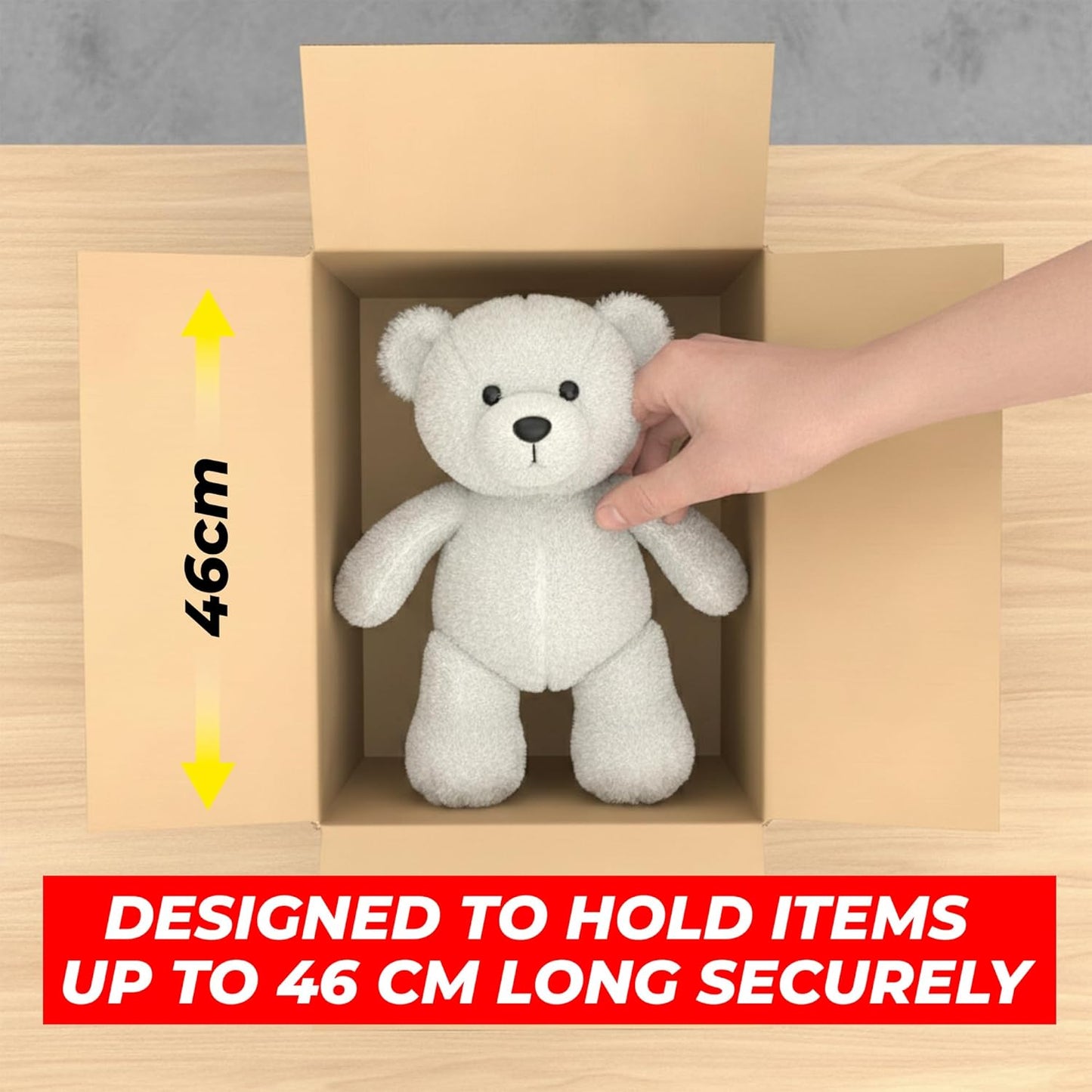 UKR 5 ply Cardboard Boxes 46x36x31cm | 10 Pcs Heavy Duty Double Wall Boxes