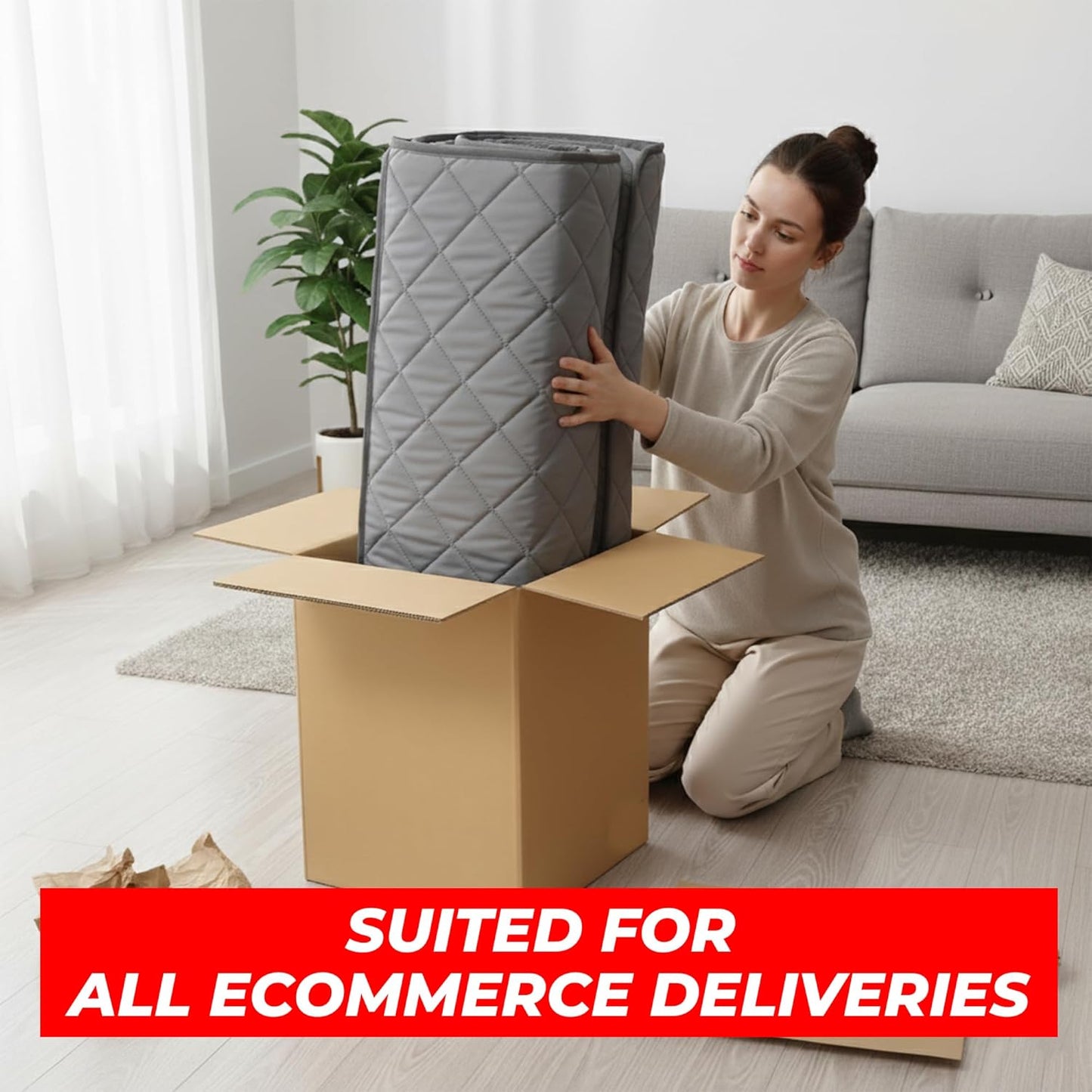 UKR Cargo Boxes 60x60x80 CM | 10 PC Heavy Duty 5-Ply Cardboard Boxes