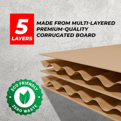 UKR Cargo Boxes 45x45x70 CM | 10 PC Heavy Duty 5-Ply Cardboard Boxes