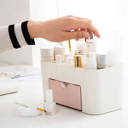 cosmetics storage box with drawer 3