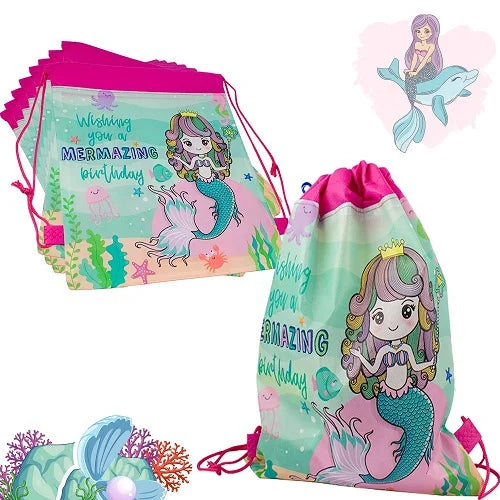 Drawstring Character Bags Pack of 20