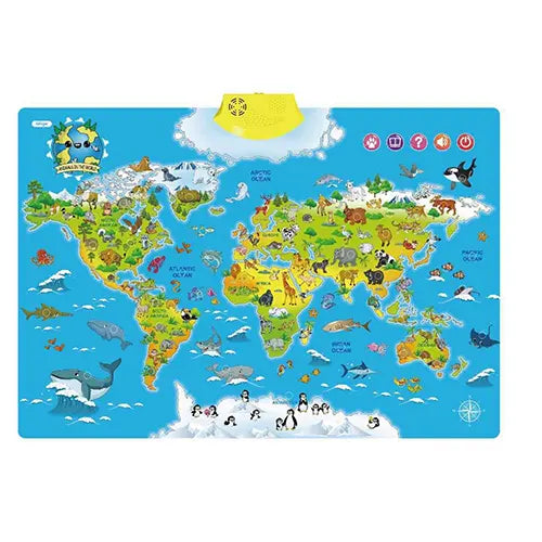 educational interactive poster animals 1