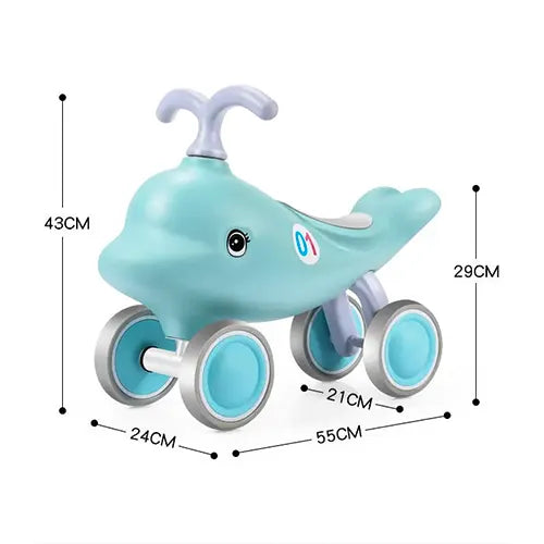 ride on dolphin blue 4