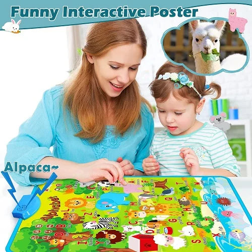  talking poster animal alphabet 5