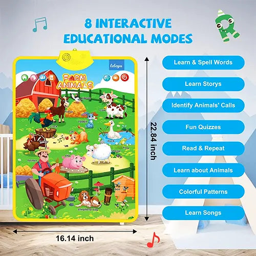 talking poster farm animals 2