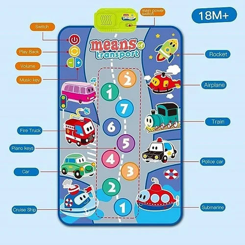 toddler musical mat 80 50 cm 9